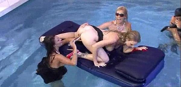  Group women orgy on some music party